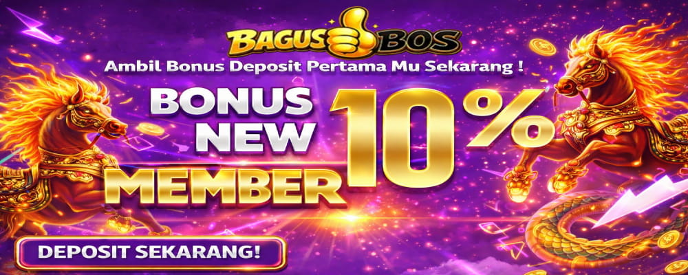 BONUS NEW MEMBER 10 %